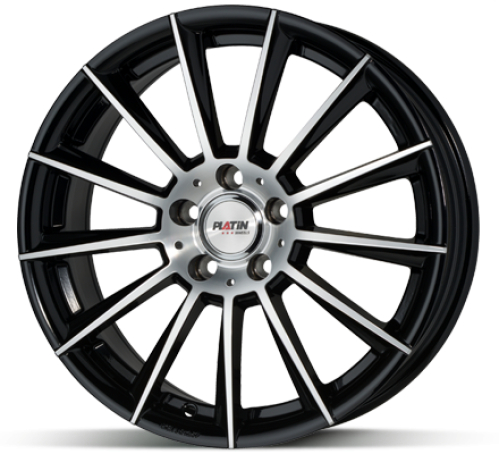 PLATIN P74 Black 7x17 5x112 ET44
